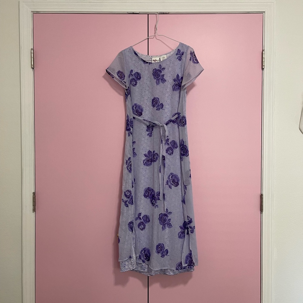 Vintage Rose Cottage Cottagecore Dress